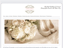 Tablet Screenshot of pinkroomphoto.com